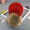 Warm winter female russian real fur hat women